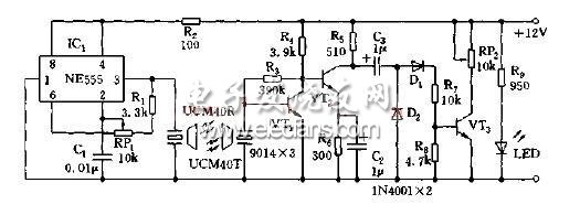 超聲波液位計指示電路